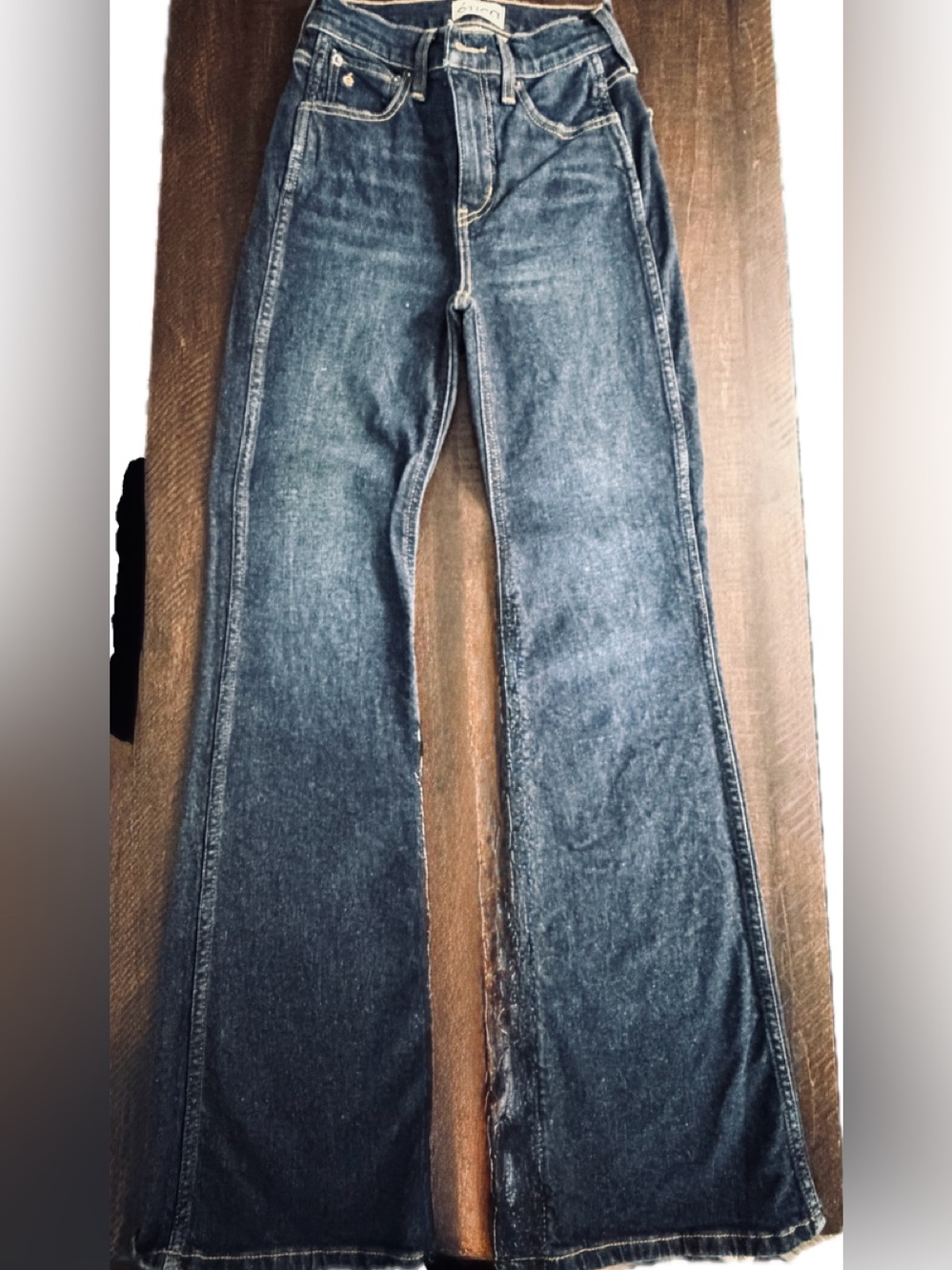 Etica Anya Dark Wash High Waist Jeans